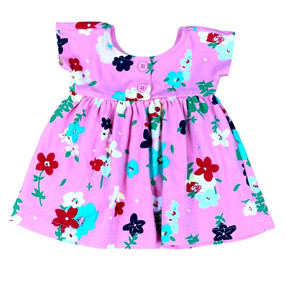 Hanna Andersson Other - Hanna Andersson Pink Floral Dress 60 cm